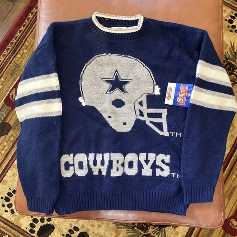 Vintage BARREL Sportswear Dallas Cowboys NFL Sweater Size Youth Large  USA Cover
