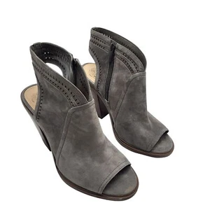 Botines para mujer Vince Camuto gris coral gamuza perforados punta abierta 8,5 M - Imagen 1 de 10