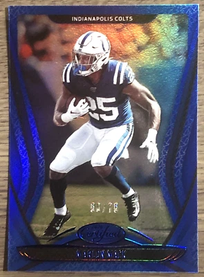 2020 Panini Certified Mirror Blue #29 Marlon Mack /75 - Image 1 of 2