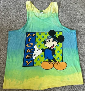 Top sin mangas ilimitada vintage Mickey Mouse XX década de 1990 encubrimiento de playa Disney - Imagen 1 de 4