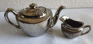 Tetera y jarra de leche G&S Ltd Albany & Harvey Potteries Burslem - Imagen 1 de 11