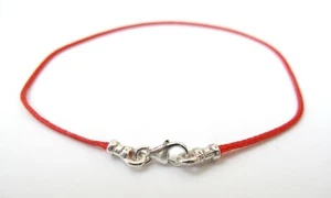 kabbalah original red string bracelet rachel tomb silver luck protection amulet - Picture 1 of 4
