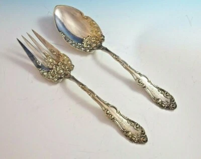 Antiguo juego de servir ensaladas de plata esterlina inglés de Towle (#916) Foto 1 de 4