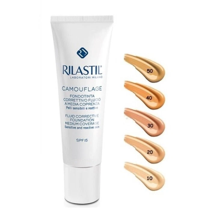 Rilastil Camouflage Fondotinta Correttivo Fluido SPF 15 30 ml - Bild 1 von 1