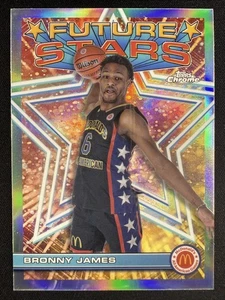 2023 Topps Chrome McDonald's All American #FS-10 Bronny James Future Stars - Picture 1 of 2