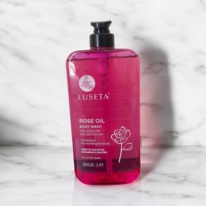 Luseta Rose Oil Body Wash- Soothing & Moisturizing- 33.8 FL OZ NEW Sulfate Free - Picture 1 of 1