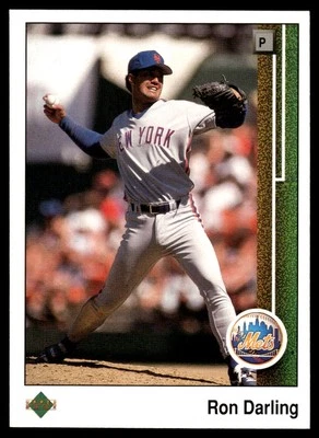 1989 Upper Deck #159 Ron Darling - Image 1 of 2