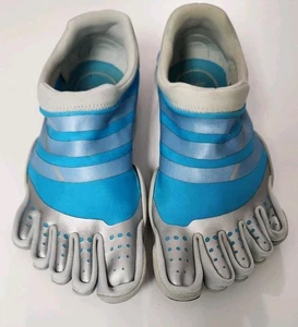 Mujer Talla 8 Adidas Adipure Descalzo Correr Entrenadores Azul Plata Ortholite - Imagen 1 de 9