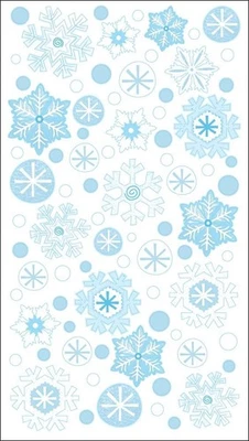 Winter Snowflake Stickers By Sticko 79 Pieces Scrapbooking Crafts 52-003771 NIP - Image 1 of 4