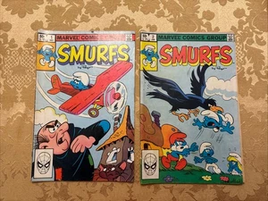 Marvel Comics Schlumpf Comics DEZ #1 Jan #2 1982 2er Set - Bild 1 von 20