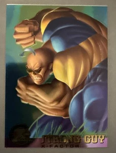 1995 FLEER ULTRA X-MEN CHROMIUM # 19 Strong Guy ERROR MISCUT - Picture 1 of 2