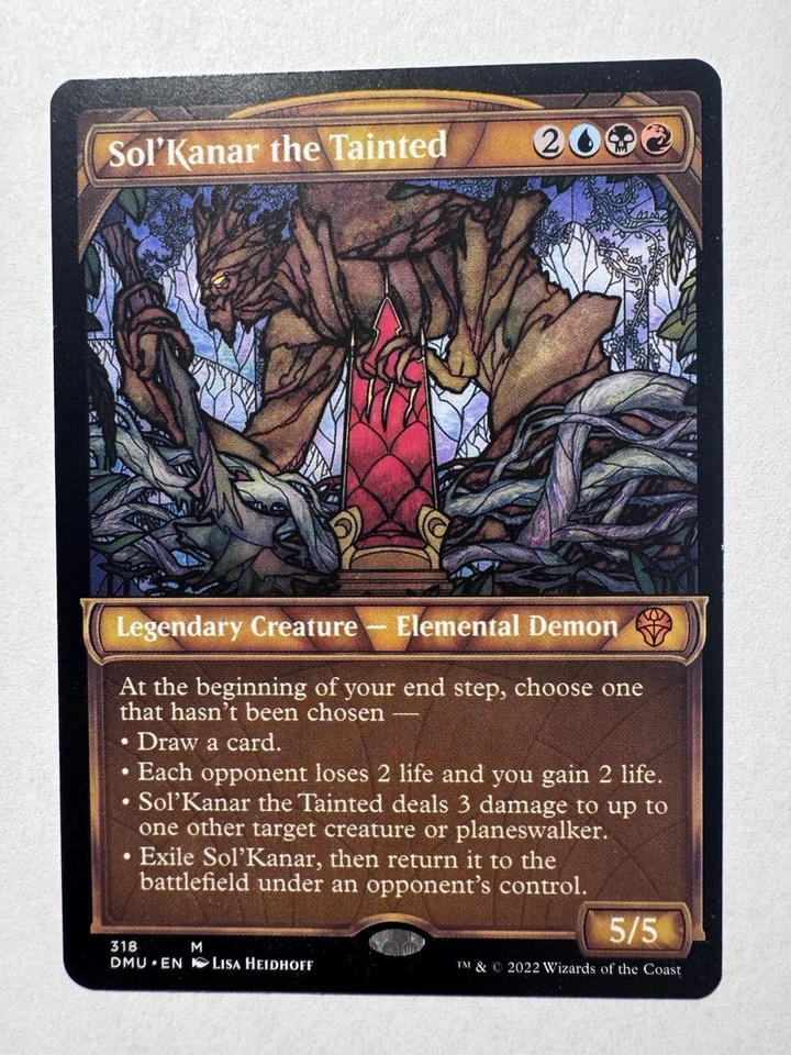 MTG Magic the Gathering Sol'Kanar the Tainted (318/447) Dominaria United LP - Image 1 of 1