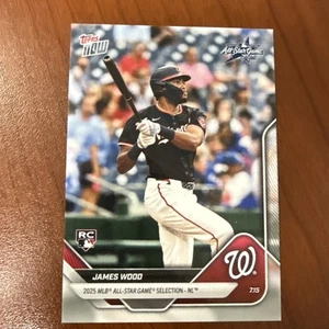 2025 Topps NOW All-Star Game Set James Wood RC SP Short Print Nationals ASG-JWSP - Bild 1 von 2