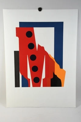 P41V22- Josua Reichert (1937-2020) Druckgraphik Typographie E.A. signiert - Bild 1 von 4