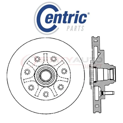 Centric C-TEK Disc Brake Rotor for 2004 Ford F-150 Heritage 4.2L 4.6L 5.4L dd Foto 1 de 4