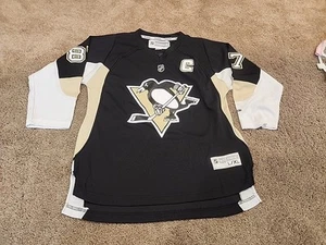 Reebok NHL Pittsburgh Penguins Sidney Crosby Hockey Jersey Youth L/XL - Picture 1 of 5