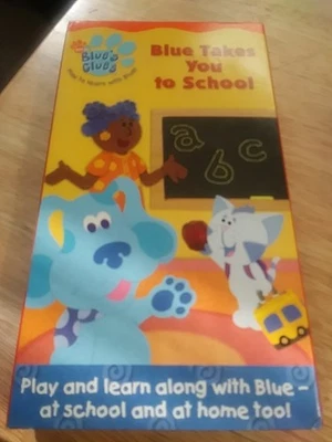 blue's clues blue takes you to school vhs Tv Cartoon Nick Jr. - Image 1 of 3