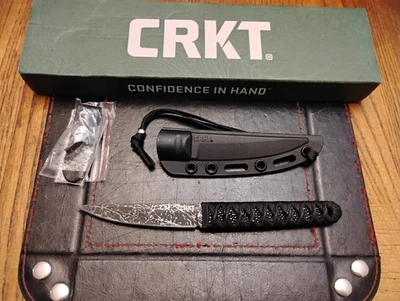 CRKT OBAKE Fixed Blade Knife 3.6" 8CR14mov SS Blade GFN Sheath 2.4 O.Z - Image 1 of 2