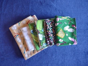 Lot Of 6 Golf Fabrics Wilmington Sand Trapped + Wyndham Hole In One - Picture 1 of 18