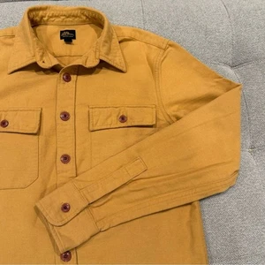 L.L. BEAN Vintage Cursive Script CHAMOIS TUCH Button Down Hemd Herren Gr. S Tall - Bild 1 von 12