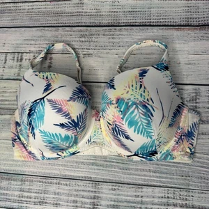 Cacique 40DD Boost Balconette BH Tropical Palm Leaf leicht gepolstert - Bild 1 von 4