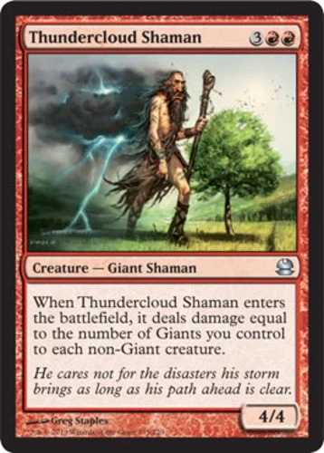 Thundercloud Shaman - Modern Masters #135/229 MTG Magic The Gathering - Image 1 of 1