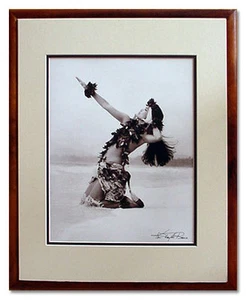 Kim Taylor Reece "Makanani" 16 X 20 Double Matted Hawaiian Hula Print - New - Picture 1 of 2