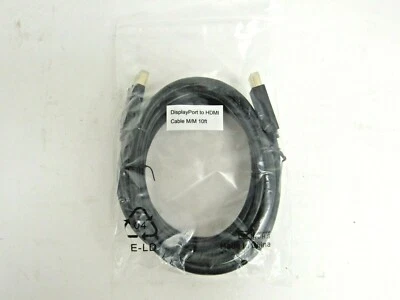 New 10ft DisplayPort (Male) to HDMI (Male) Cable 10' 7-4 - Image 1 of 4