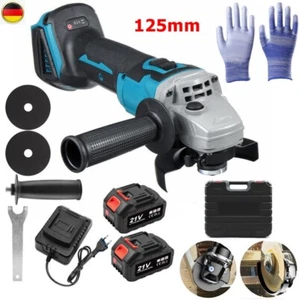 Amoladora angular a batería 125 mm 21 V amoladora de corte amoladora Flex para Makita - Imagen 1 de 15