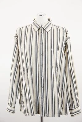 Camel Active Casual Shirt XL Yellow Black Stripes Long Sleeve Button-Down B931 - Image 1 of 4