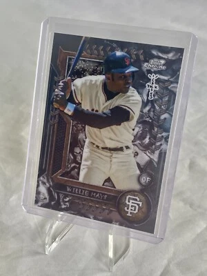 2024 Topps Chrome x Travis Scott Cosmic Cactus Jack Willie Mays Giants - Image 1 of 4