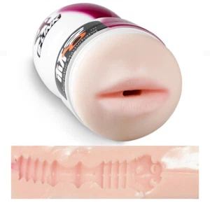 Male Masturbator Cup Realistic Pocket Pussy Sex Toy for Men Mouth Stroker MC3 - Picture 1 of 12