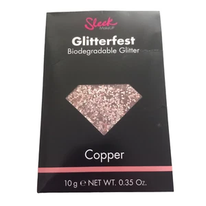 Sleek MakeUP Glitterfest Biodegradable Glitter Copper - Picture 1 of 24