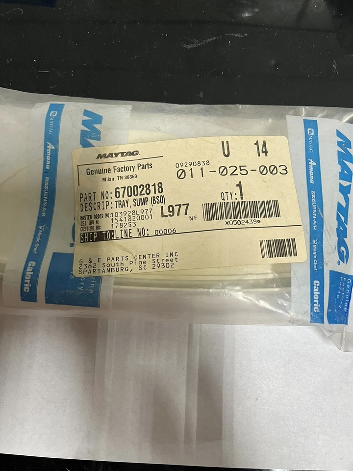 Bandeja puerta refrigerador 67002818 Foto 1 de 1