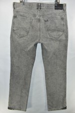 Express Rocco Slim Fit Straight Leg Jeans Mens Size 36x32 Gray Meas. 37x32