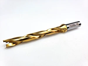 Ingersoll TD1400112C0R01 Indexable Drill 14mm Gold Twist 8xD Replaceable Tip - Picture 1 of 5