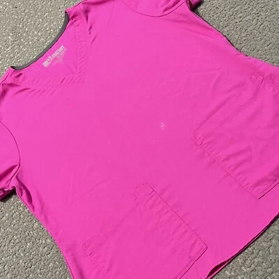 Grey's Anatomy Scrub Womens L Pink By Barco Active Medical Top - Image 1 of 4