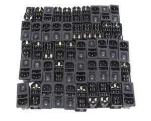 Lot of (50) Schurter 4304.6072 Power Entry Module 10A, 250VAC - Picture 1 of 2