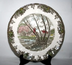 Johnson Brothers Friendly Village Willow by the Brook 7 5/8" Salad Dessert Plate - Picture 1 of 4