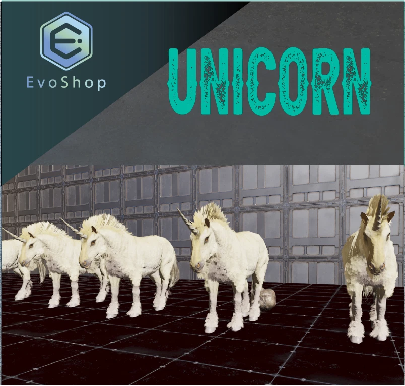 Ark Survival Ascended - 100% imprinted Unicorn - PvE - Image 1 of 1