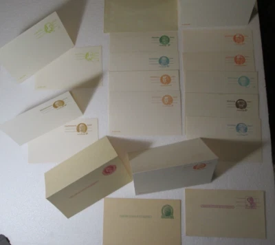 Prepaid Postcards Unused 19 Different Cards Mix Lot 1-19 Cent - Image 1 of 4