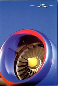 Cartolina Croatia Airlines Close Up Motore Vintage Aviazione Aviazione - Foto 1 di 2