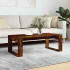 Vidaxl Coffee Table Smoked Oak 102x50x35 Cm Engineered Wood Durable