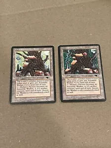 MtG Mishra's Factory (summer) & ( Spring ) ANTIQUITIES - Magic the Gathering - Picture 1 of 8