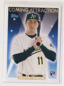 2018 Topps Archives Coming Attraction #CA13 Dustin Fowler A's Athletics RC BX8 - Picture 1 of 2