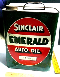 Sinclair oil can vintage 2 gallon old car truck garage collectible memorabilia - Picture 1 of 13