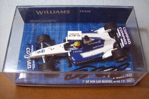 1/43 MINICHAMPS 400 010025 WILLIAMS BMW FW23 1st WIN 2001 RALF SCHUMACHER SIGNED - Picture 1 of 6