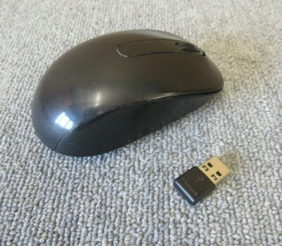 Microsoft 1737 941233.003 Wireless Optical Mouse 900 With Dongle Black - Image 1 of 4