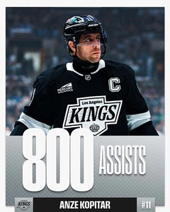 Anze Kopitar 800 Asistencias Profesionales Collage Los Angeles Kings 8x10 NHL Foto Hockey - Imagen 1 de 1