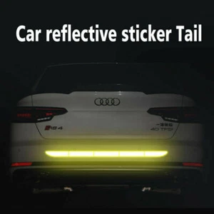 Car Reflective Warning Strip Tape Bumper Truck Safety Reflector Sticker Decal - Picture 1 of 3